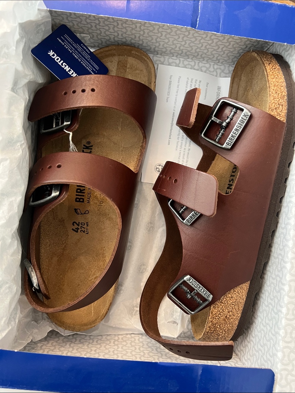 Birkenstock Milano BS Vintage Wood Roast 42 regular/wide
